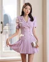 Summer Korean style dress pinched waist business suit