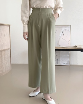 All-match high waist nine pants Korean style suit pants