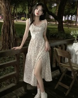 Tender temperament dress floral long dress for women