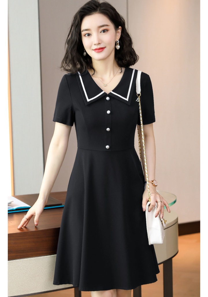 Temperament fashion business suit pullover dress