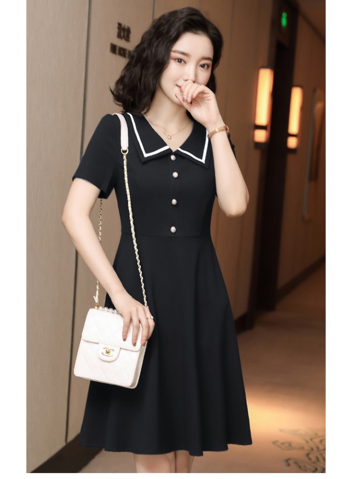 Temperament fashion business suit pullover dress