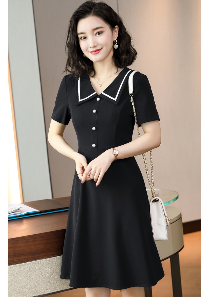 Temperament fashion business suit pullover dress