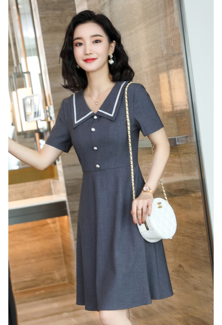 Temperament fashion business suit pullover dress