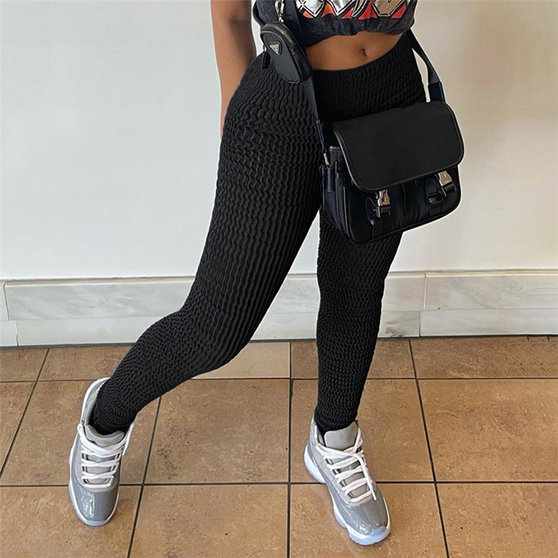 Sports fashion hip raise summer long pants for women