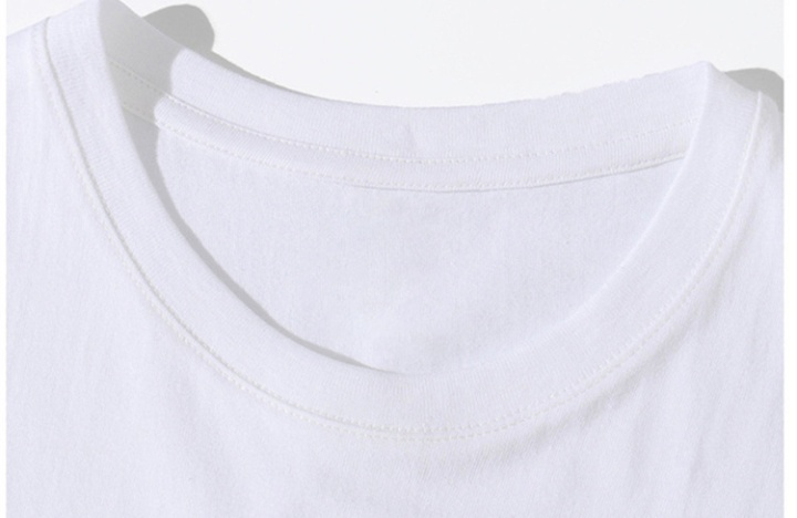 Pure cotton large yard short sleeve summer T-shirt