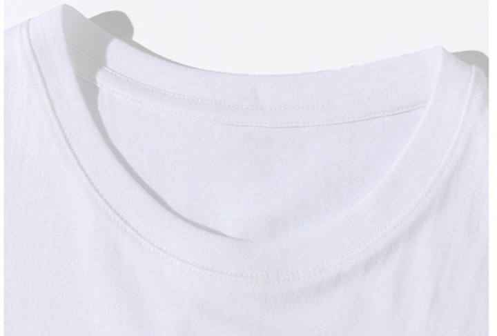 Summer pure cotton short sleeve large yard T-shirt for women