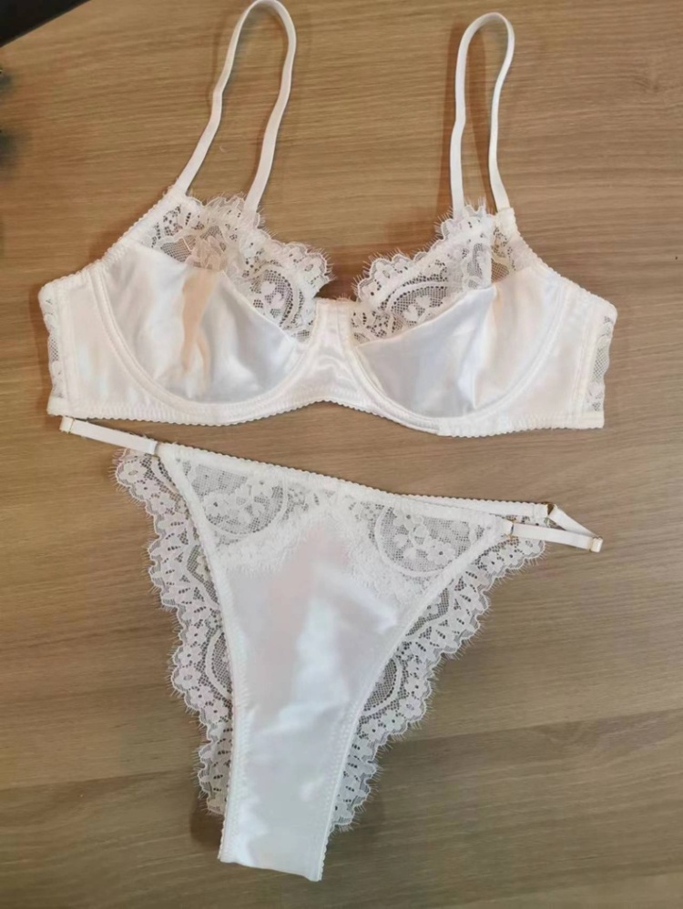 Sexy big chest Bra lace summer underwear a set