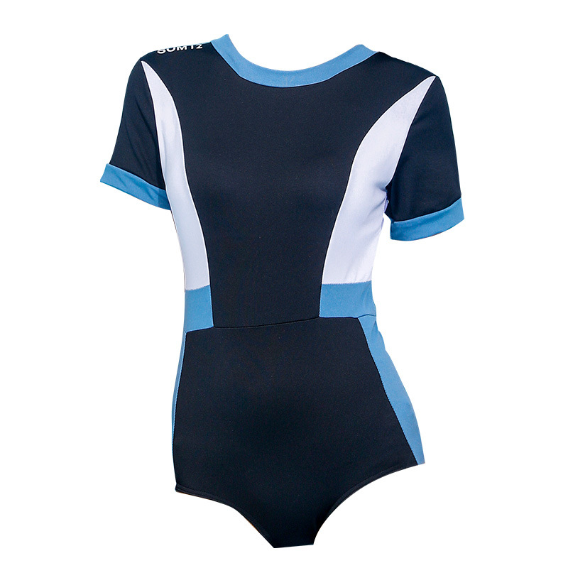 Sports slim swimwear spa Cover belly jumpsuit for women
