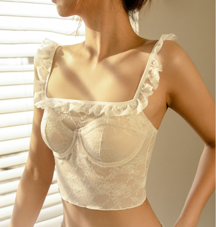 France style wrapped chest Bra thin beauty back corset