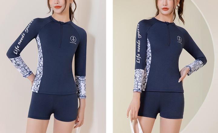 Spa swimwear sunscreen separates swimsuit 2pcs set for women