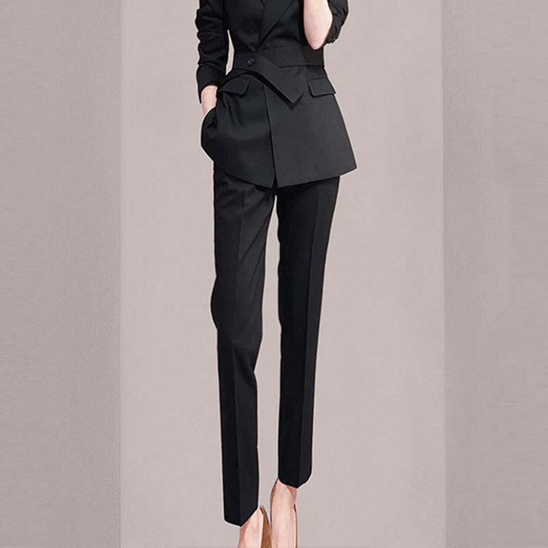 Spring slim light business suit 2pcs set for women