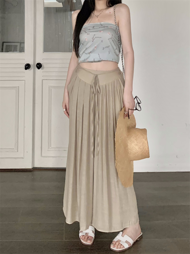 Spring and summer durian long skirt Casual culottes