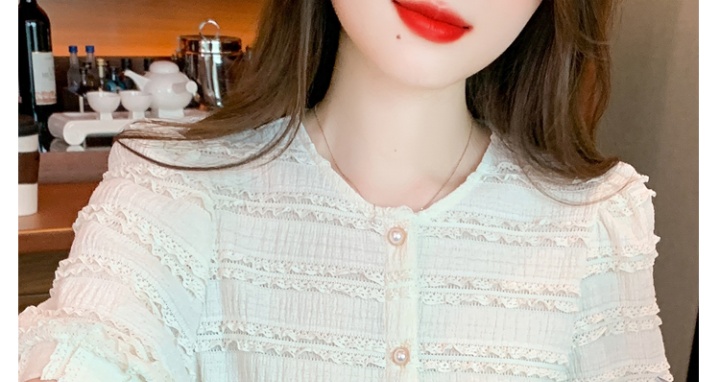Korean style short sleeve shirt all-match tops for women