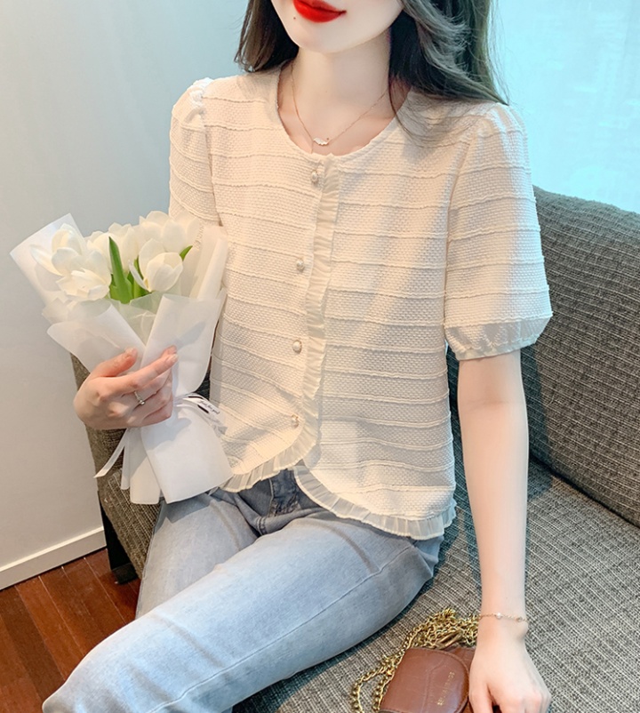 Short sleeve tops Korean style shirt for women