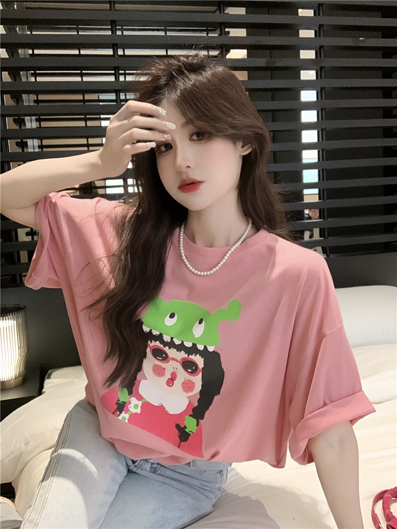 Right summer Casual pattern sweet fashion maiden tops