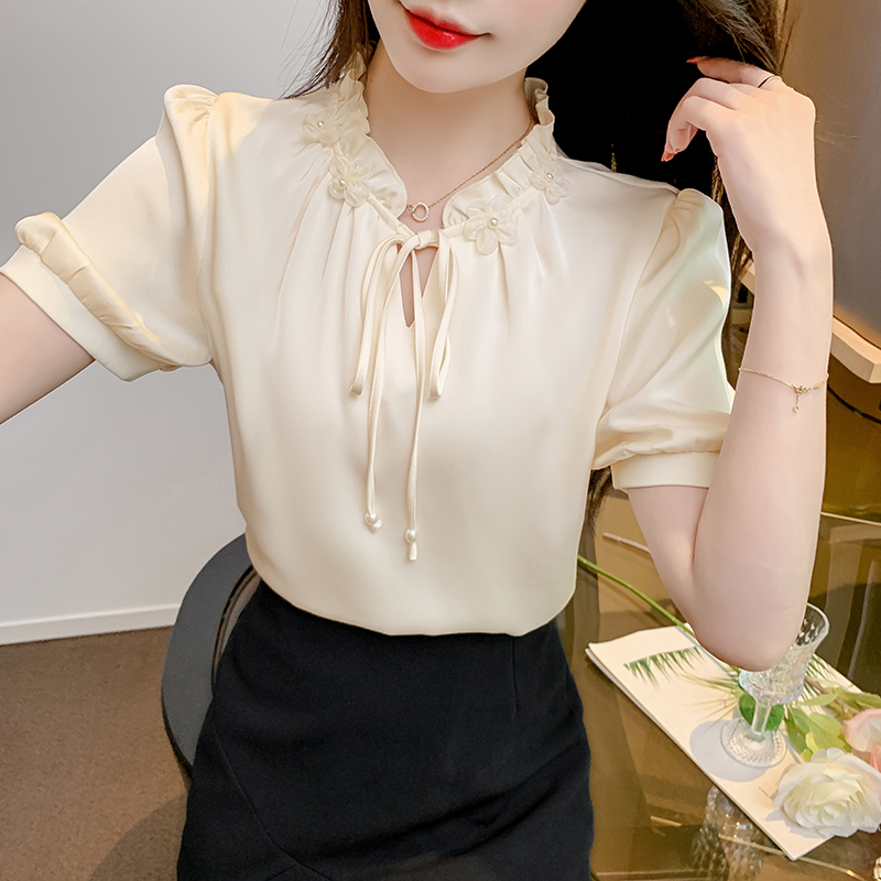 Fashion all-match tops Korean style shirt