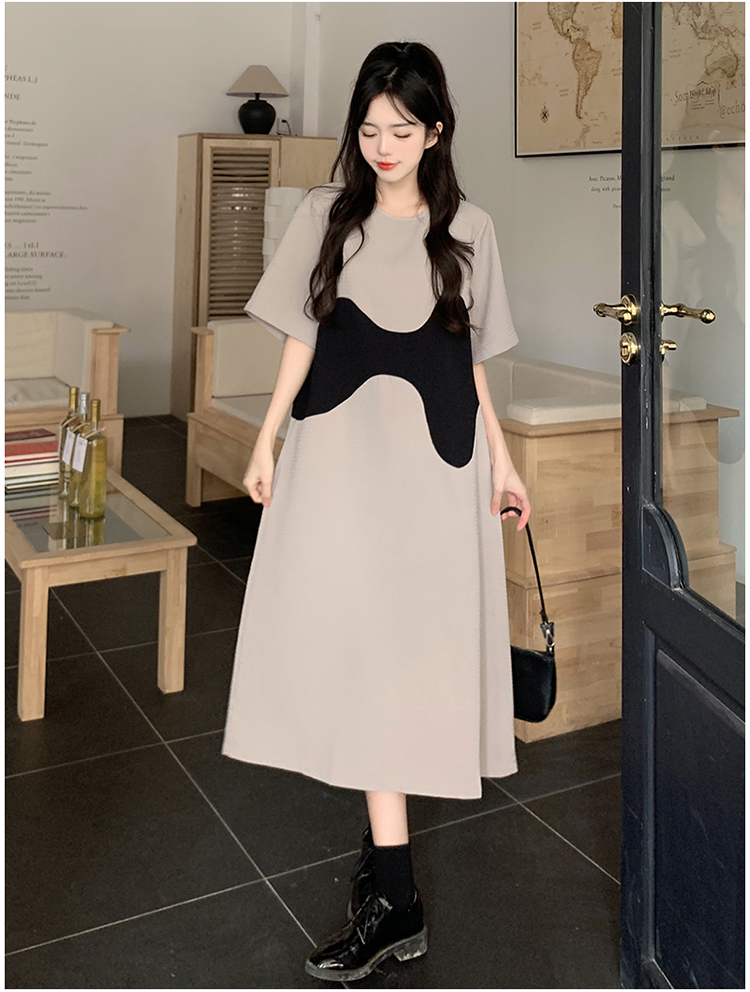 Fat Korean style dress Casual T-shirt for women