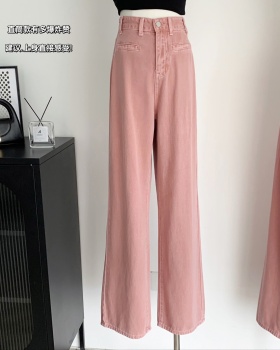 Straight jeans spring and autumn wide leg pants