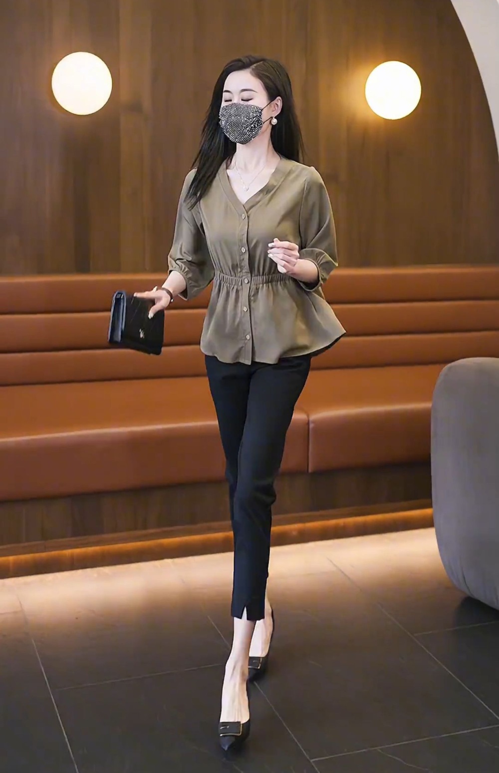 Summer tops short sleeve chiffon shirt for women