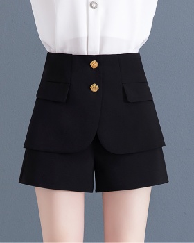 High waist Casual culottes summer business suit for women