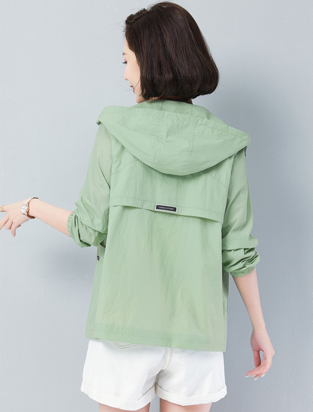 Large yard middle-aged coat all-match sun shirt for women