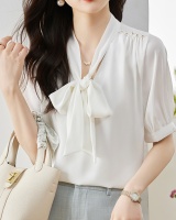 Short sleeve frenum tops summer beading shirt for women