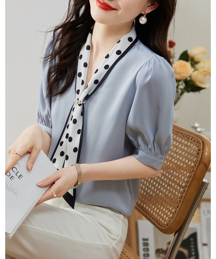 Summer Korean style shirt short sleeve tops for women
