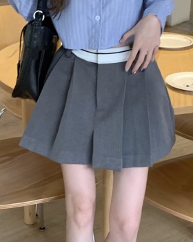 Casual pleated pants college skirt