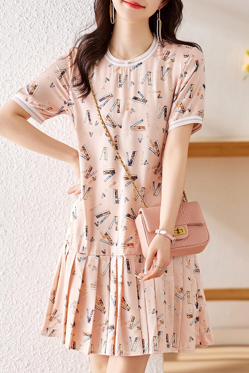 Large yard Casual chiffon summer dress for women