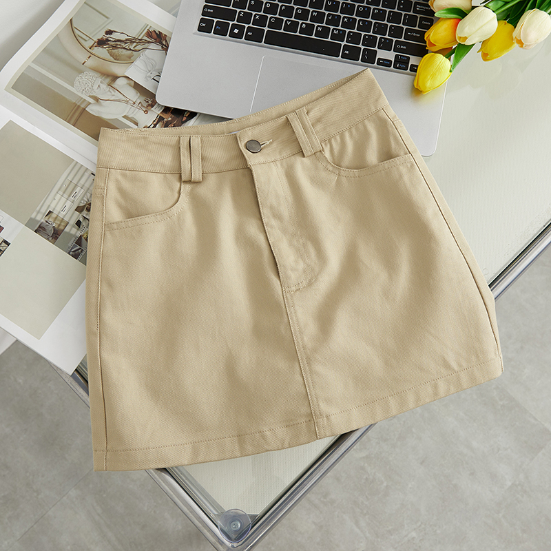 High waist short skirt package hip work clothing for women