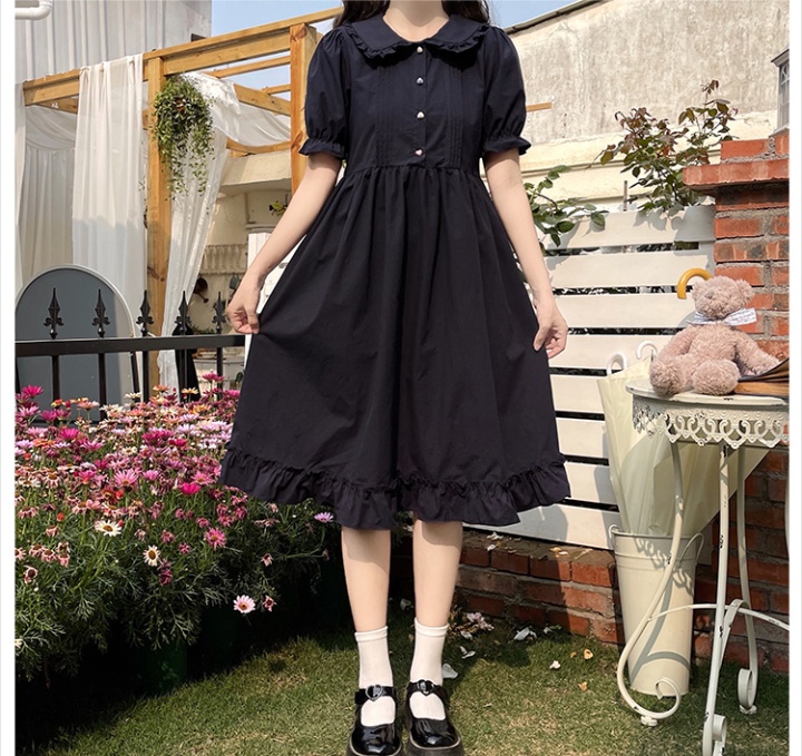 Japanese style maiden lady lovely doll collar dress