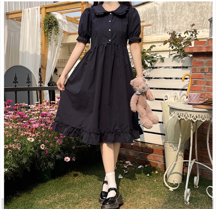 Japanese style maiden lady lovely doll collar dress