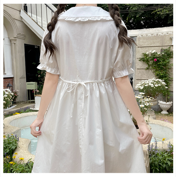 Japanese style maiden lady lovely doll collar dress