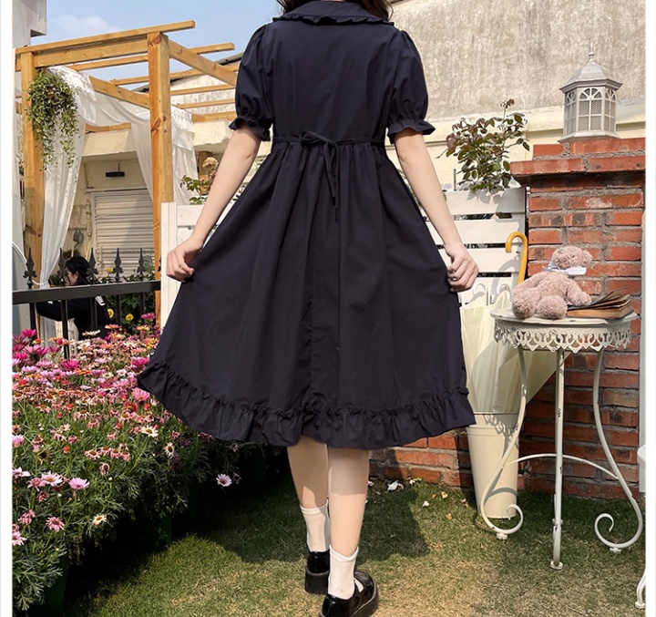 Japanese style maiden lady lovely doll collar dress