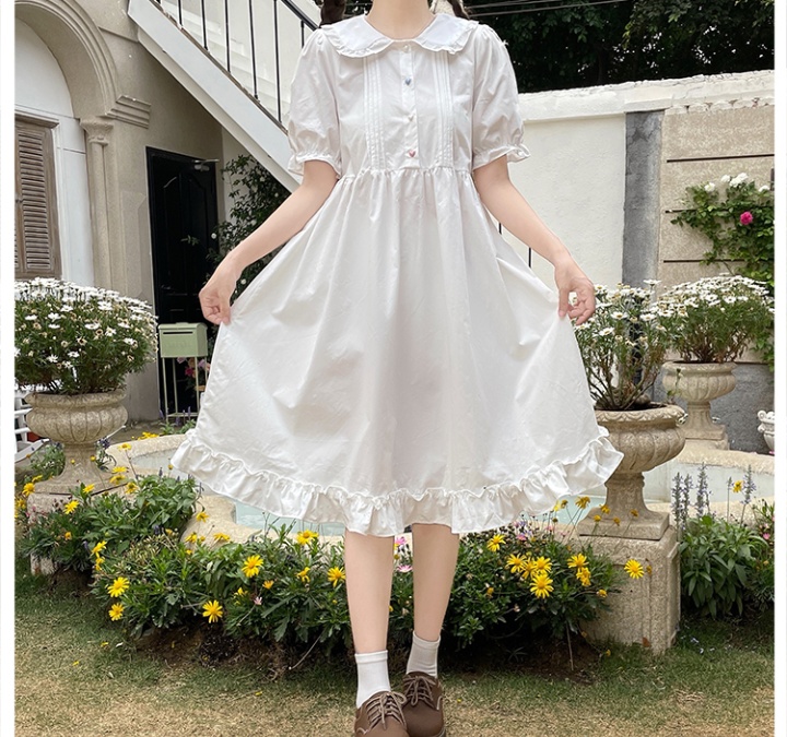 Japanese style maiden lady lovely doll collar dress