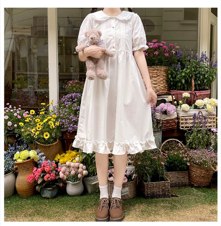 Japanese style maiden lady lovely doll collar dress