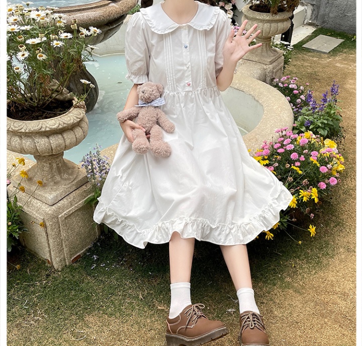 Japanese style maiden lady lovely doll collar dress