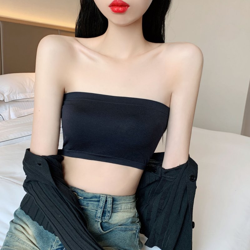 Thin wrapped chest summer tops for women