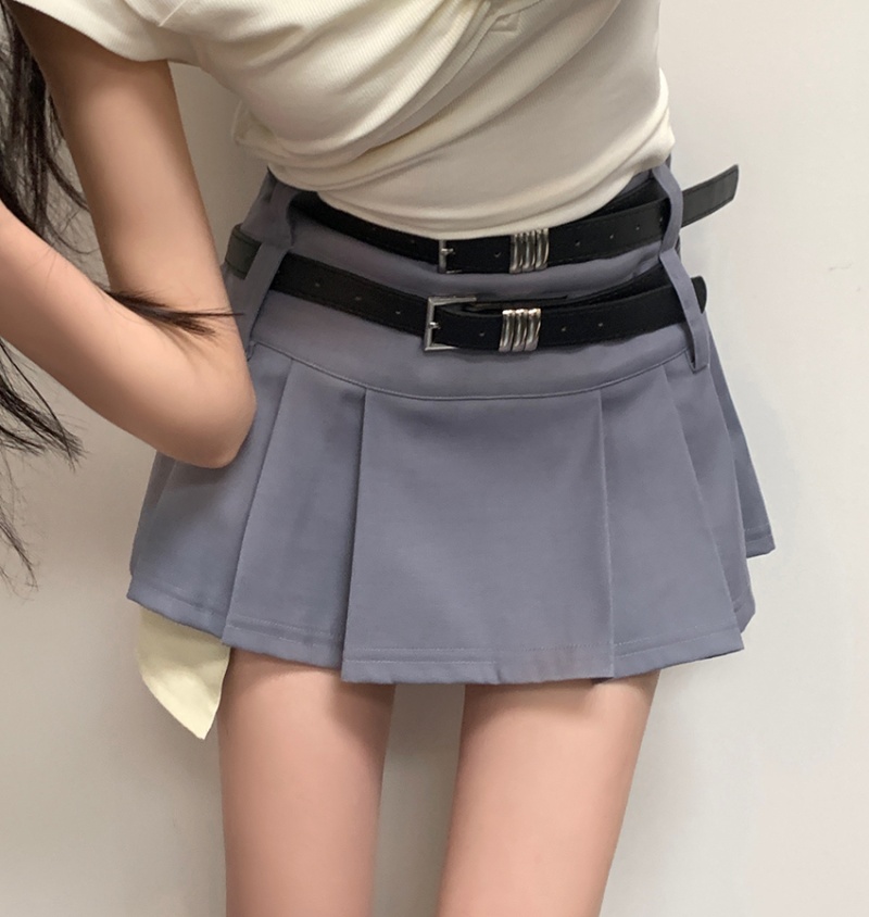 Spicegirl Casual short skirt low-waist pleated skirt