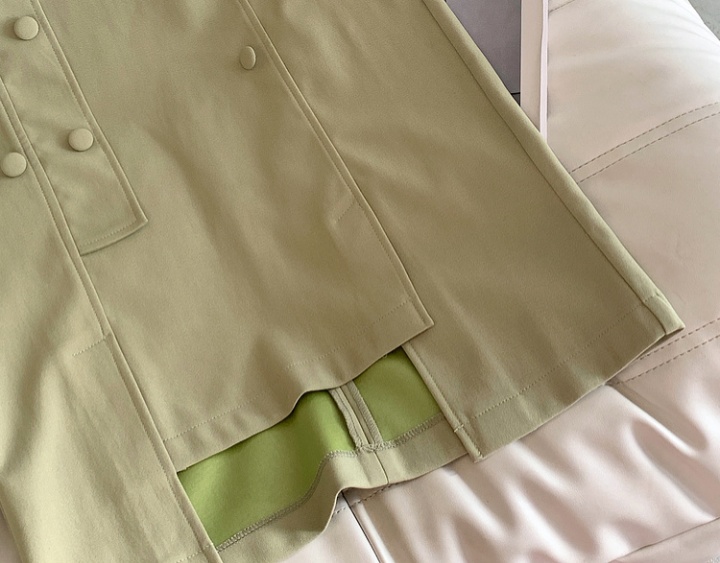 Embroidered tops light short skirt 2pcs set