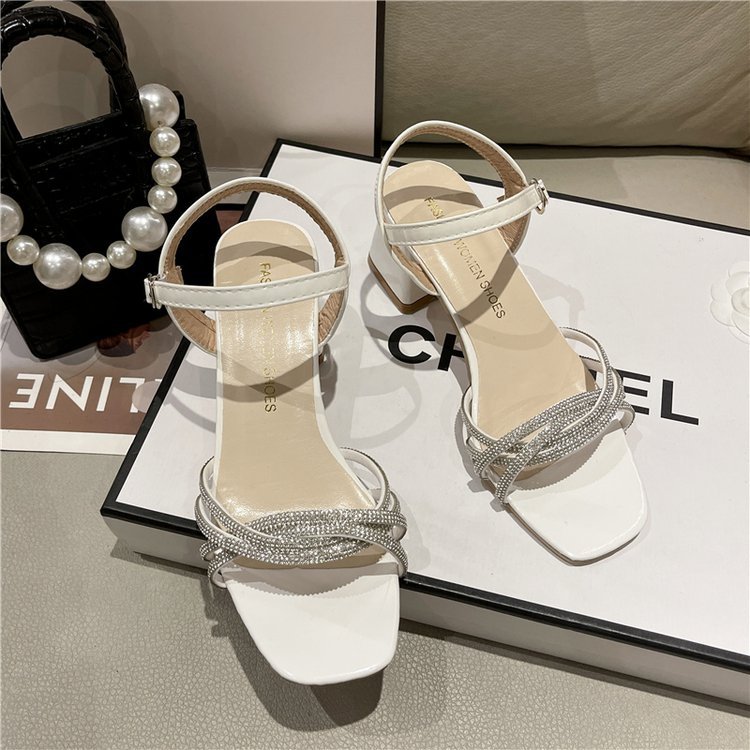 Hasp Korean style fashion fish mouth sandals for women