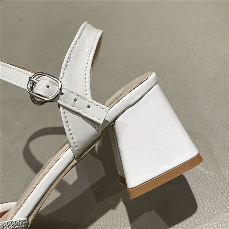 Hasp Korean style fashion fish mouth sandals for women