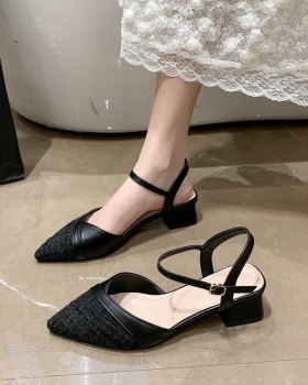 Korean style summer thick fashion sandals for women