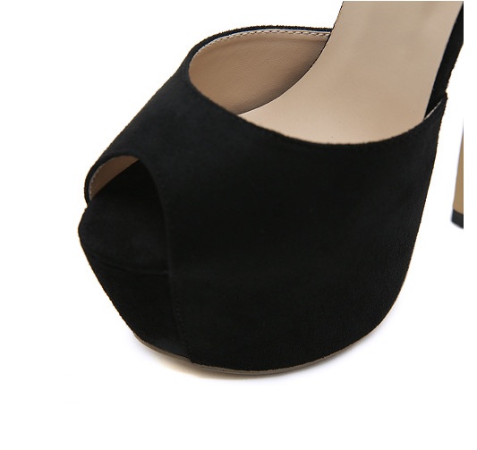 High-heeled large yard rhinestone sandals for women