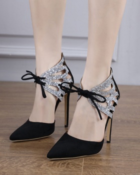 Hollow high-heeled shoes sandals for women
