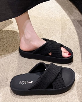 Summer flat shoes Korean style slippers for women
