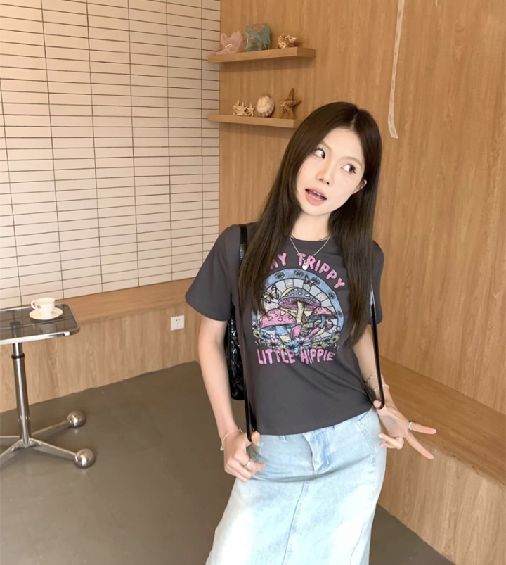 Unique T-shirt spicegirl bottoming shirt for women