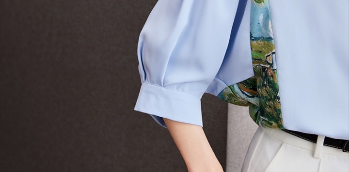 Summer shirt short sleeve tops for women