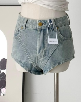 All-match short show high slim summer short jeans for women