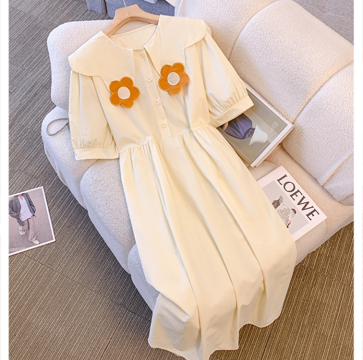 Japanese style maiden college style doll collar dress